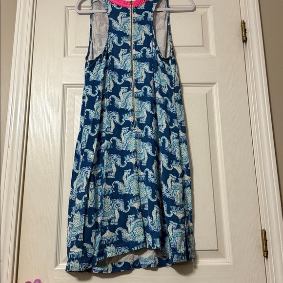 Lilly Pulitzer Blue and Pink Elephant Print Dress - Picture 8 of 10